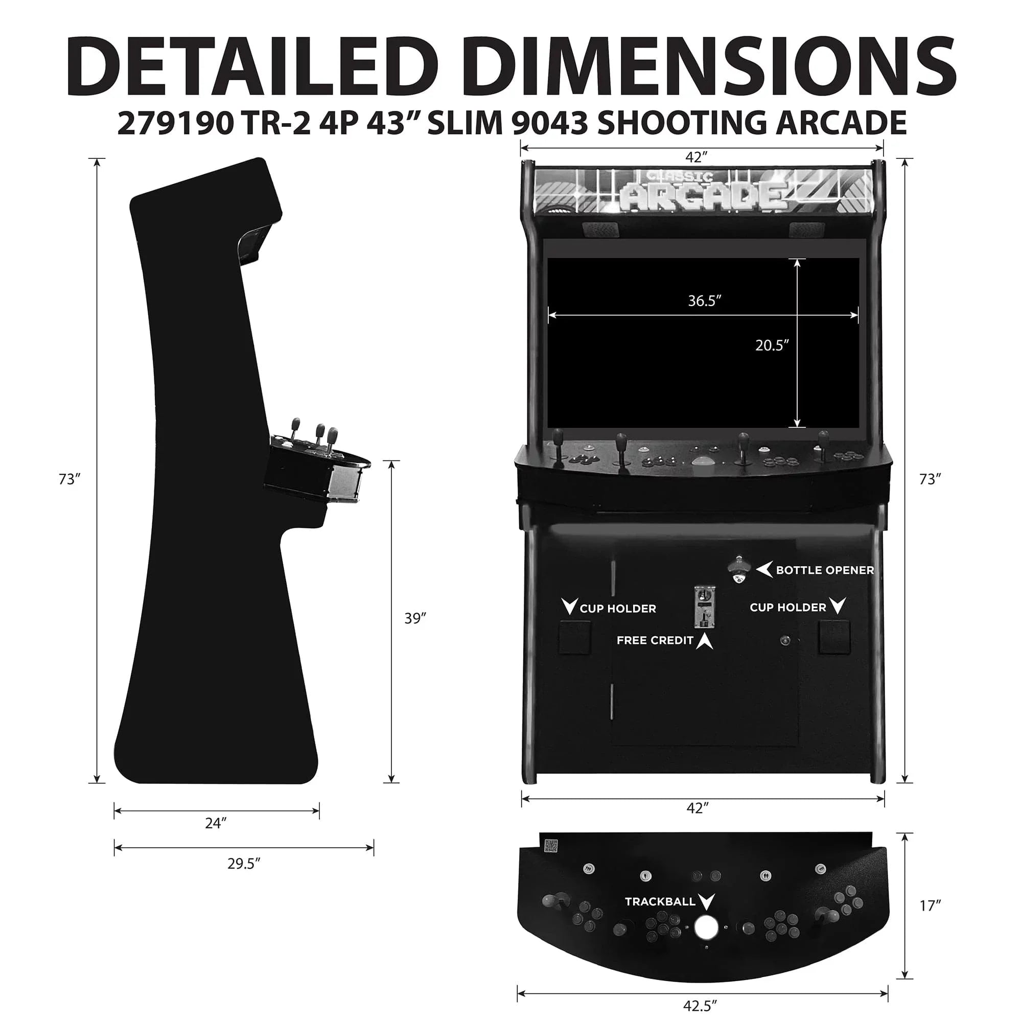Terminator Arcade | TR-2 Light Blaster Stand-Up Arcade Machine